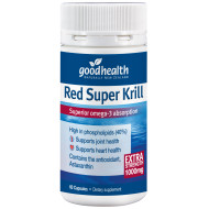 Good Health Red Super Krill 1000mg 60 Capsules Good Health Red Super Krill 1000mg 60 Capsules