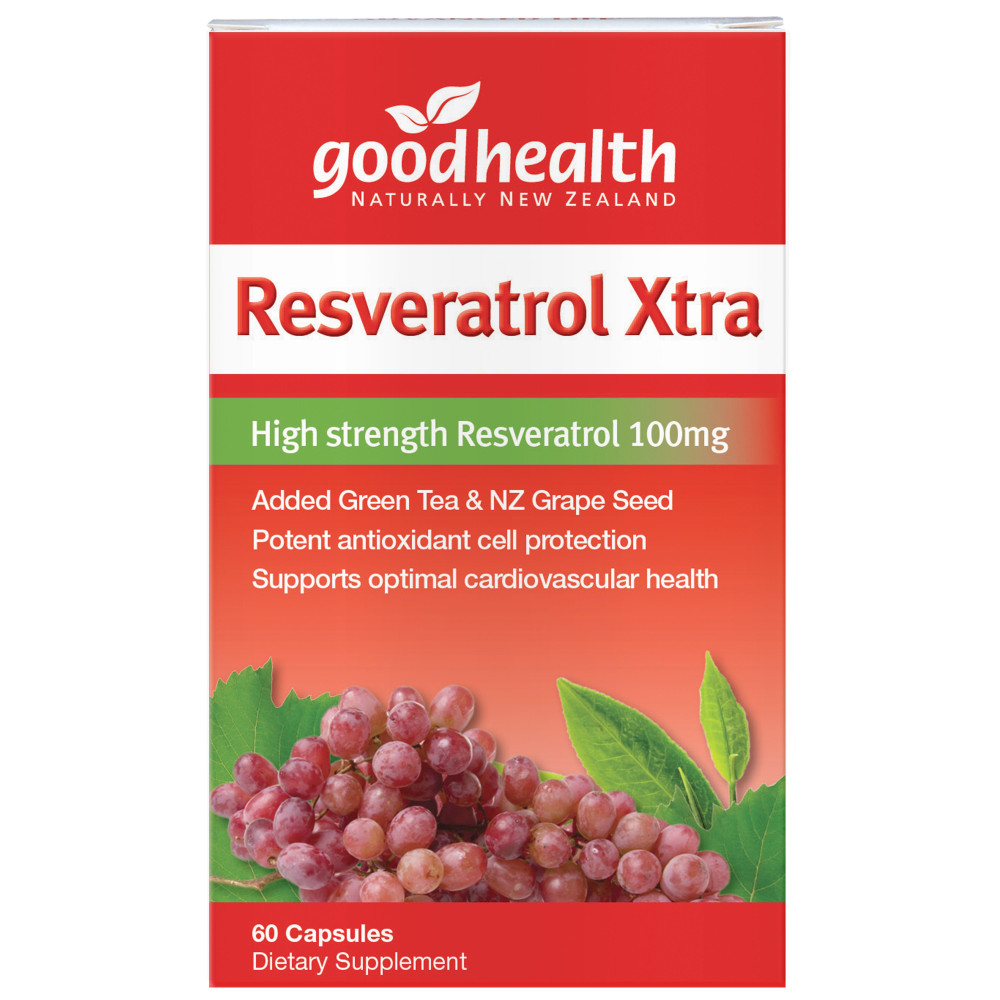 Good Health Resveratrol Xtra 60 Capsules HealthPorter