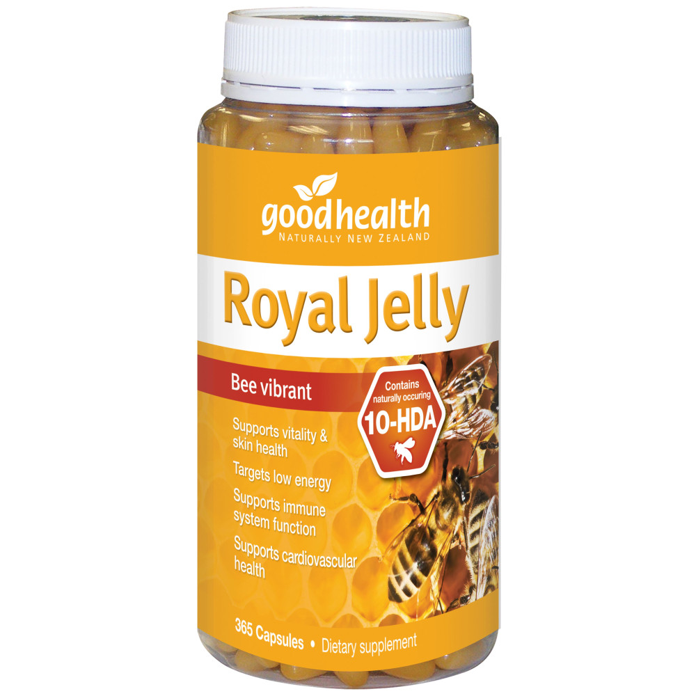 Good Health Royal Jelly 1000mg 365 Capsules HealthPorter