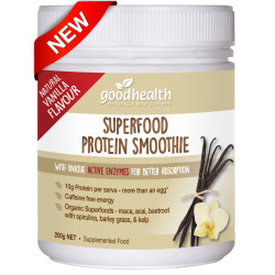 Good Health Superfood Protein Smoothie Vanilla Powder 200g Good Health Superfood Protein Smoothie Vanilla Powder 200g