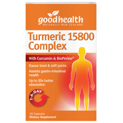 Good Health Turmeric 15800 Complex 30 Capsules Good Health Turmeric 15800 Complex 30 Capsules