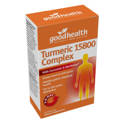 Good Health Turmeric 15800 Complex 30 Capsules Good Health Turmeric 15800 Complex 30 Capsules