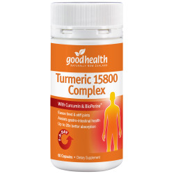 Good Health Turmeric 15800 Complex 60 Capsules  Good Health Turmeric 15800 Complex 60 Capsules