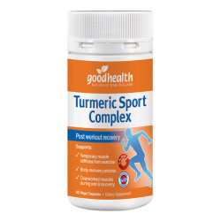 Good Health Turmeric Sport Complex 60 Capsules Good Health Turmeric Sport Complex 60 Capsules
