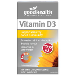 Good Health Vitamin D3 Micro-lingual 120 Tablets Good Health Vitamin D3 Micro-lingual 120 Tablets