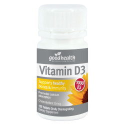 Good Health Vitamin D3 Micro-lingual 120 Tablets Good Health Vitamin D3 Micro-lingual 120 Tablets