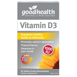 Good Health Vitamin D3 Micro-lingual 60 Tablets Good Health Vitamin D3 Micro-lingual 60 Tablets