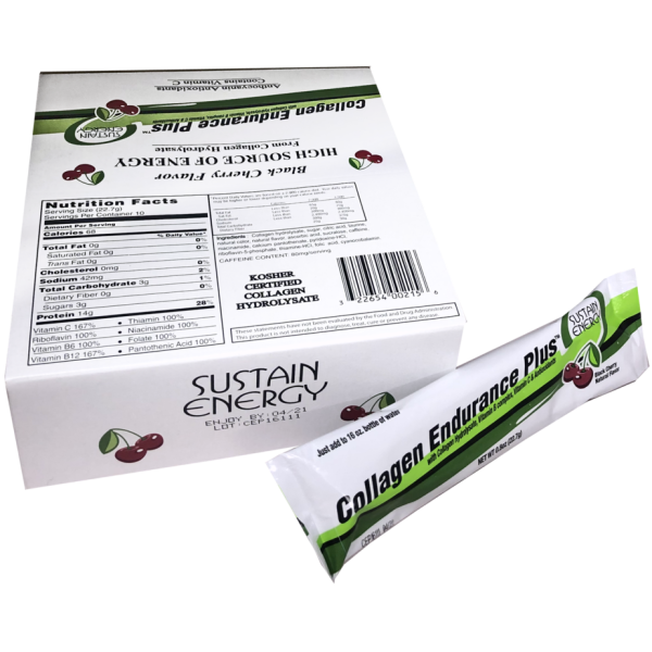 Great Lakes Gelatin Collagen Endurance Plus Box of 10 Sticks