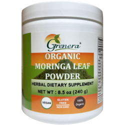 Grenera Moringa Leaf Powder Organic 240g