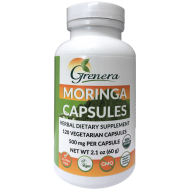 Grenera Moringa Organic 500mg 120 Capsules