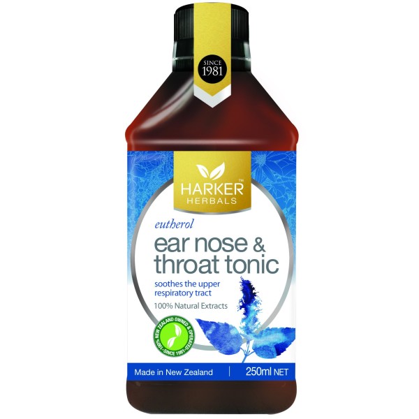 Harker Herbals Ear Nose Throat Tonic Eutherol 250ml