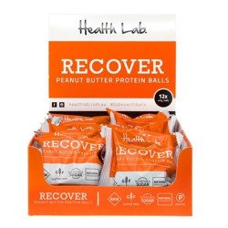 Health Lab Recover Peanut Butter Protein Ball 40g Box Of 12 Health Lab Recover Peanut Butter Protein Ball 40g Box Of 12