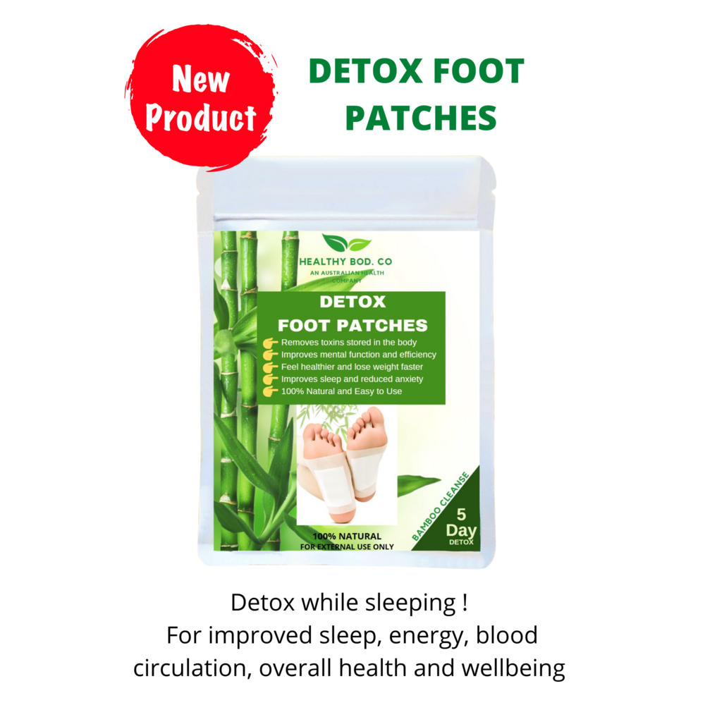 5 Day Detox Foot Patches Bamboo Cleanse HealthPorter NZ