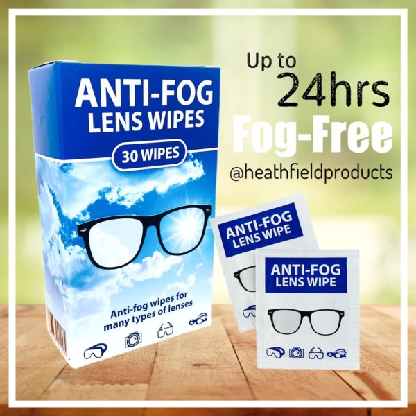 Anti Fog Lens Wipes 30s