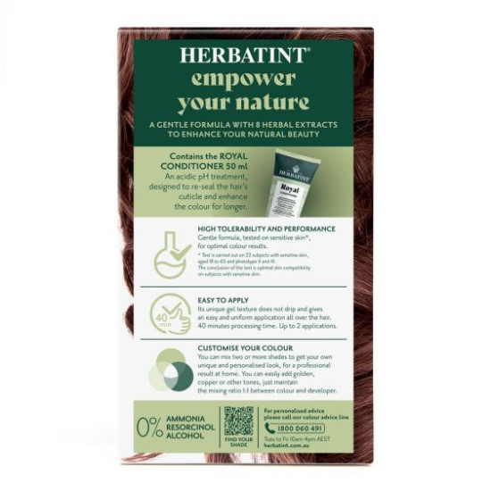 Herbatint Permanent Haircolour Gel | Hair Dyes - 5R Light Copper Chestnut