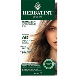 Herbatint Permanent Haircolour Gel 6D Dark Golden Blonde 150ml Herbatint Permanent Haircolour Gel 6D Dark Golden Blonde 150ml