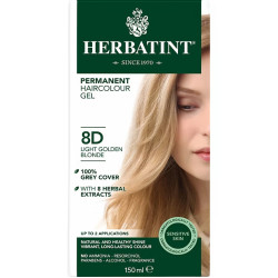 Herbatint Permanent Haircolour Gel 8D Light Golden Blonde 150ml Herbatint Permanent Haircolour Gel 8D Light Golden Blonde 150ml