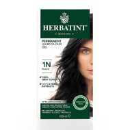 Herbatint Permanent Haircolour Gel Black 1N 150ml Herbatint Permanent Haircolour Gel Black 1N 150ml