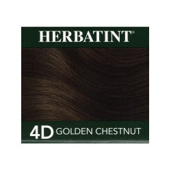 Herbatint Permanent Haircolour Gel 4D Golden Chestnut 150ml Herbatint Permanent Haircolour Gel 4D Golden Chestnut 150ml