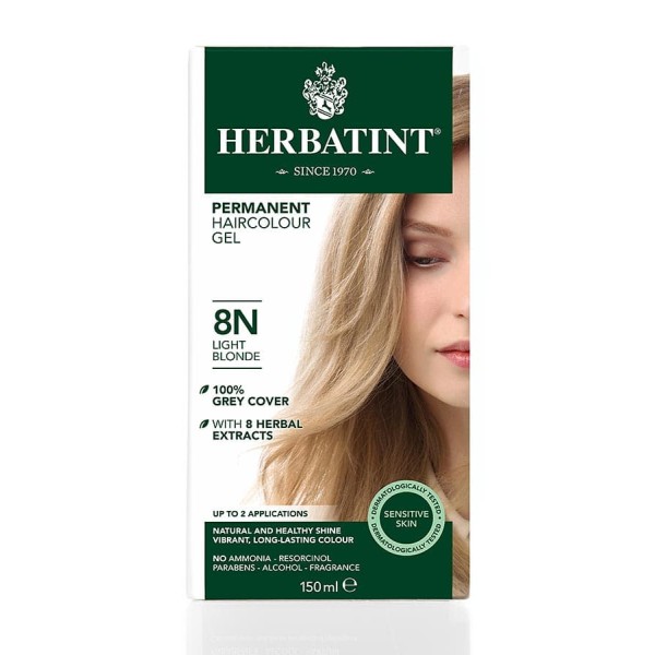 Herbatint Permanent Haircolour Gel Light Blonde 8N 150ml
