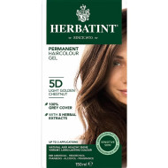 Herbatint Permanent Haircolour Gel 5D Light Golden Chestnut 150ml Herbatint Permanent Haircolour Gel 5D Light Golden Chestnut 150ml