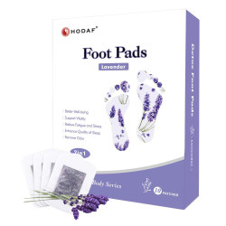 HODAF Detox Foot Pads Lavender 10 Patches HODAF Detox Foot Pads Lavender 10 Patches