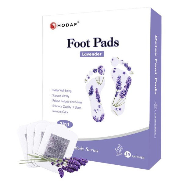 HODAF Detox Foot Pads Lavender 10 Patches