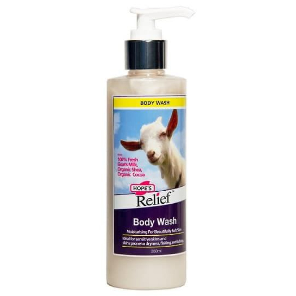 Hope's Relief Goats Milk Body Wash 250ml HealthPorter