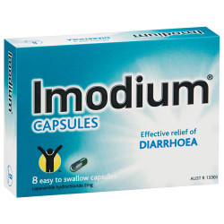 Imodium Loperamide Diarrhoea Relief 8 Capsules Imodium Loperamide Diarrhoea Relief 8 Capsules