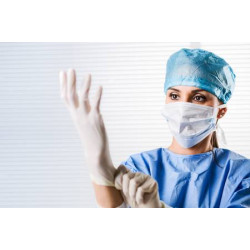 In Health Powder Free Latex Gloves Large Size Box Of 100 In Health Powder Free Latex Gloves Large Size Box Of 100
