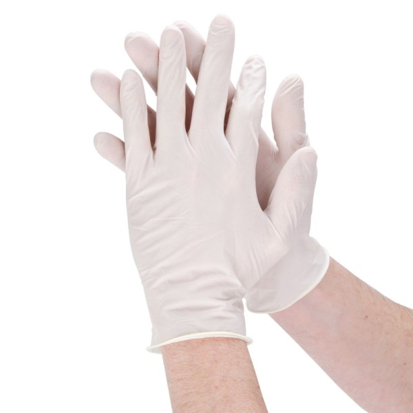 In Health Powder Free Latex Gloves Large Size Box Of 100