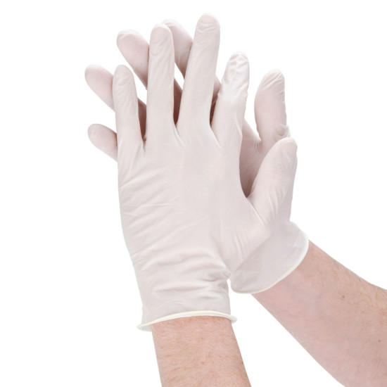 In Health Powder Free Latex Gloves Small Size Box Of 100 In Health Powder Free Latex Gloves Small Size Box Of 100