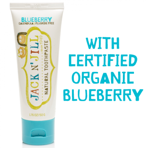 Jack N Jill Natural Toothpaste Organic Blueberry Flavour 50g
