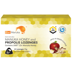 Kiwi Manuka Manuka Honey UMF 15+ 12 Lozenges Apple Kiwi Manuka Manuka Honey UMF 15+ 12 Lozenges Apple