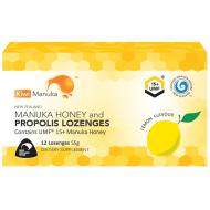 Kiwi Manuka Manuka Honey UMF 15+ 12 Lozenges Lemon Kiwi Manuka Manuka Honey UMF 15+ 12 Lozenges Lemon