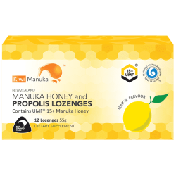 Kiwi Manuka Manuka Honey UMF 15+ 12 Lozenges Lemon Kiwi Manuka Manuka Honey UMF 15+ 12 Lozenges Lemon