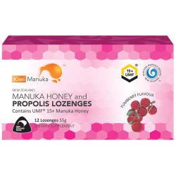 Kiwi Manuka Manuka Honey UMF 15+ 12 Lozenges Yumberry Kiwi Manuka Manuka Honey UMF 15+ 12 Lozenges Yumberry
