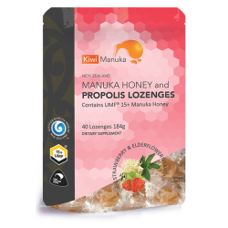 Kiwi Manuka Manuka Honey UMF 15+ 40 Lozenges Strawberry Kiwi Manuka Manuka Honey UMF 15+ 40 Lozenges Strawberry