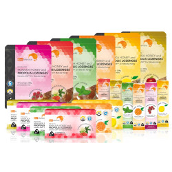 Kiwi Manuka Manuka Honey UMF 15+ 12 Lozenges Apple Kiwi Manuka Manuka Honey UMF 15+ 12 Lozenges Apple