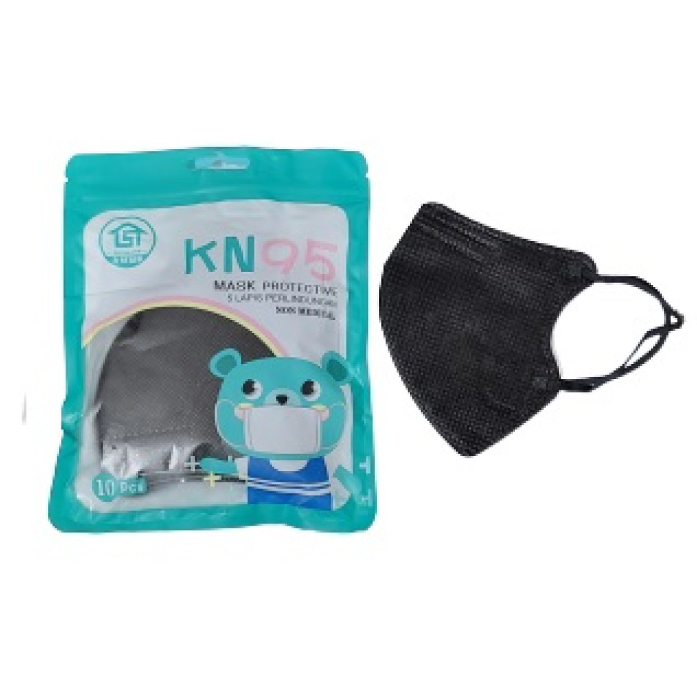 KN95 Masks KN95 Kids Face Masks Black HealthPorter NZ