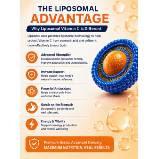Lippomix Liposomal Vitamin C 1000mg 30 Sachets