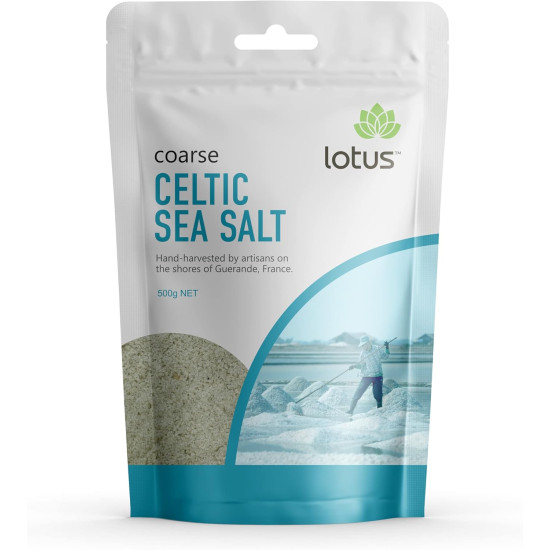 Lotus Celtic Sea Salt Coarse 500g Lotus Celtic Sea Salt Coarse 500g