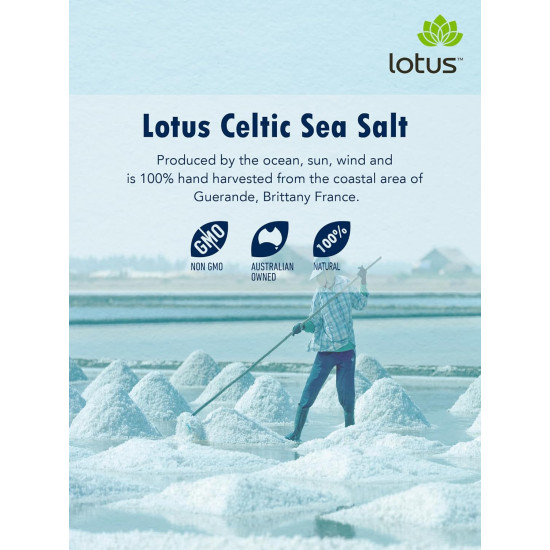 Lotus Celtic Sea Salt Fine 500g Lotus Celtic Sea Salt Fine 500g