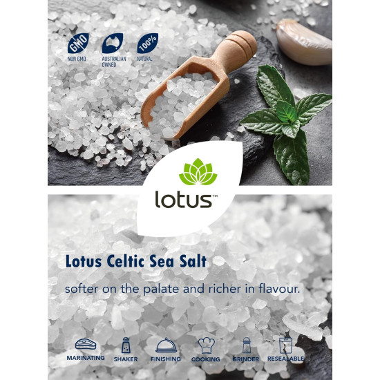 Lotus Celtic Sea Salt Fine 500g Lotus Celtic Sea Salt Fine 500g
