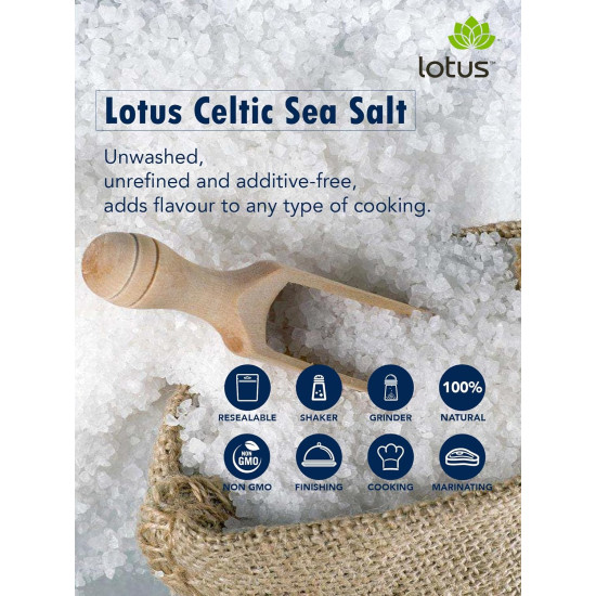Lotus Celtic Sea Salt Fine 500g Lotus Celtic Sea Salt Fine 500g