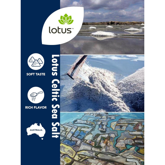 Lotus Celtic Sea Salt Fine 500g Lotus Celtic Sea Salt Fine 500g