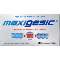 Maxigesic Double Action Pain Relief Tablets 20s