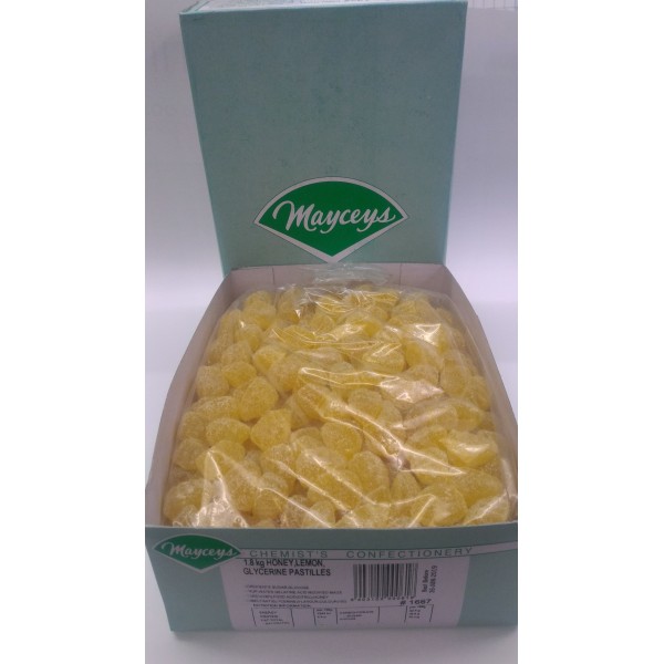 Mayceys Honey Lemon 1.8kg Per Box