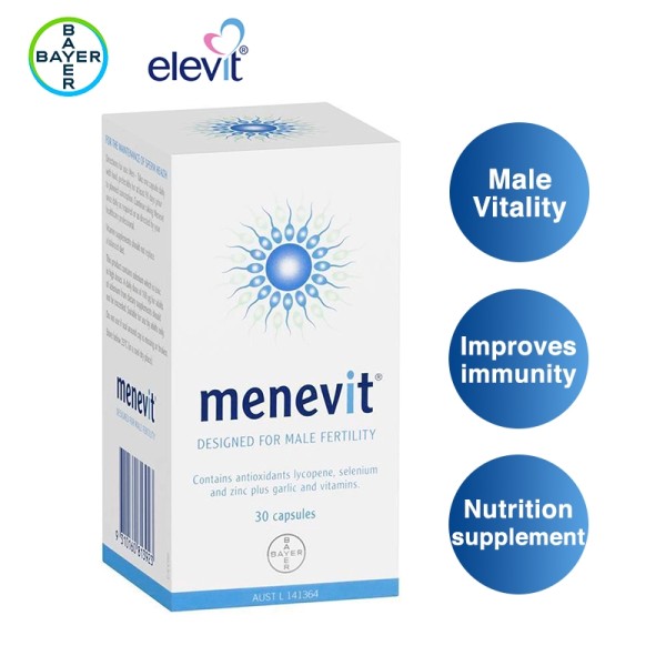 Menevit Pre-conception Sperm Health Male Fertility 90 Capsules