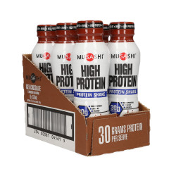 Musashi High Protein Shake Drink Iced-Chocolate 375ml Box Of 6 Musashi High Protein Shake Drink Iced-Chocolate 375ml Box Of 6